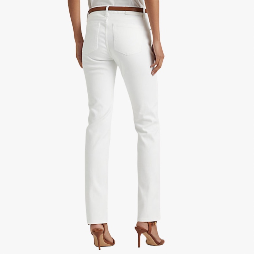 Ralph Lauren Modern Straight Curvy High-Rise Women’s Jeans - 10 - Picture 5 of 17